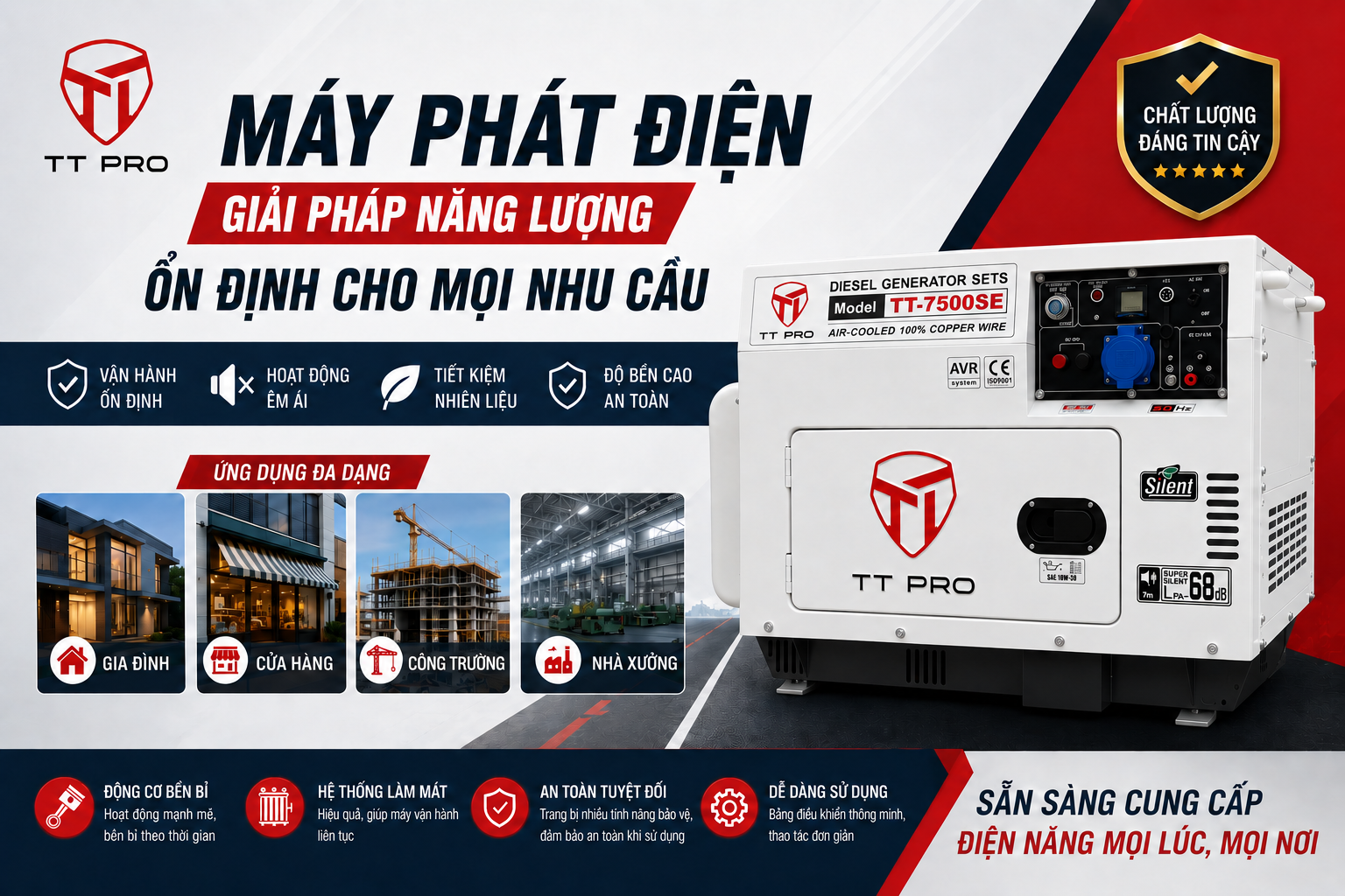 máy phát điện TTPRO